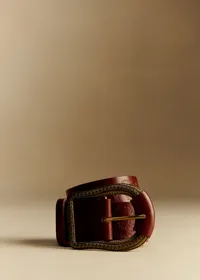 Ceinture Suzie - Chocolat Lisse Héritage — view 2