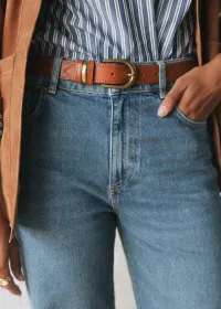 Ceinture Taylor - Cuir Naturel Héritage — view 2