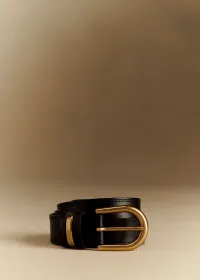 Ceinture Taylor - Noir Lisse Héritage — view 5