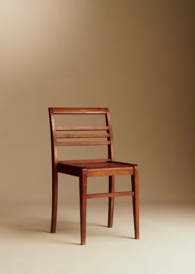 Chaise René Gabriel vintage - Bois