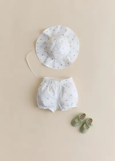 Chapeau Shilah - Blanc / Broderies Multico