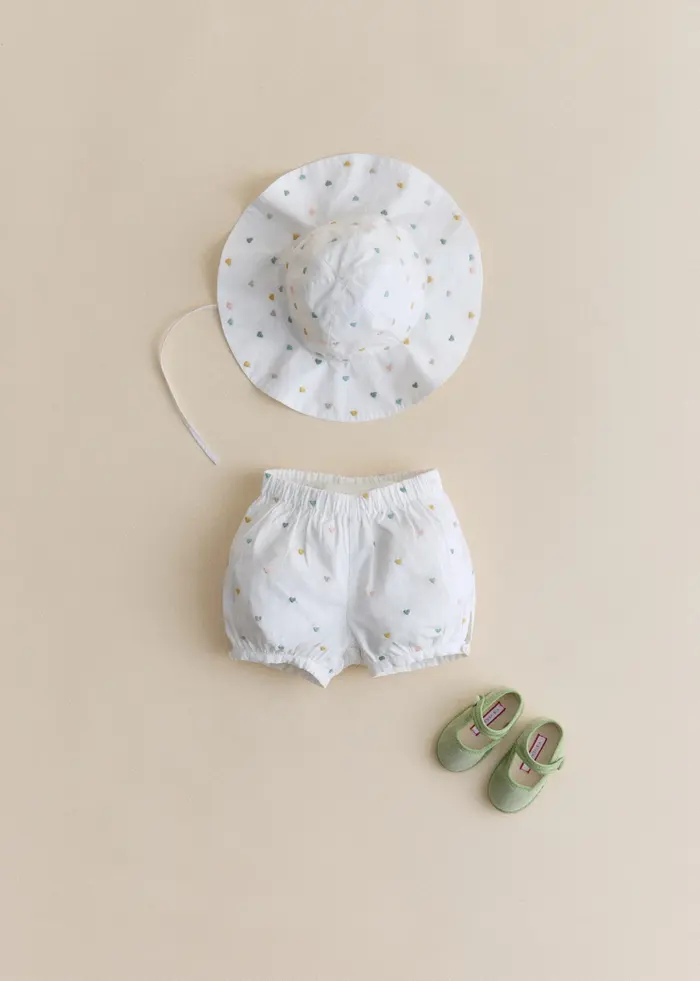 Chapeau Shilah - Blanc / Broderies Multico