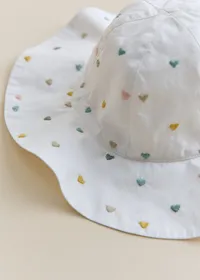 Chapeau Shilah - Blanc / Broderies Multico — view 3