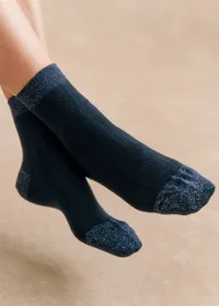 Chaussettes Bianca - Doré Marine — view 2