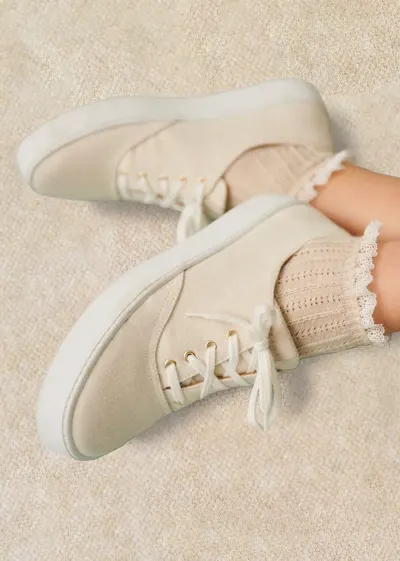 Chaussettes Elena - Beige