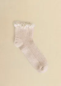 Chaussettes Elena - Beige — view 2