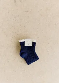 Chaussettes Elena - Bleu Marine — view 2