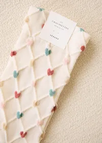 Chaussettes Eva - Ecru / Coeurs Multico — view 2