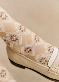 Chaussettes Julia - Beige — view 3