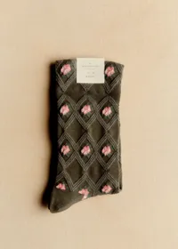 Chaussettes Julia - Olive — view 2