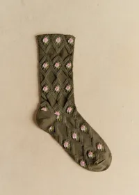 Chaussettes Julia - Olive — view 3