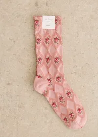 Chaussettes Julia - Rose Vintage — view 3