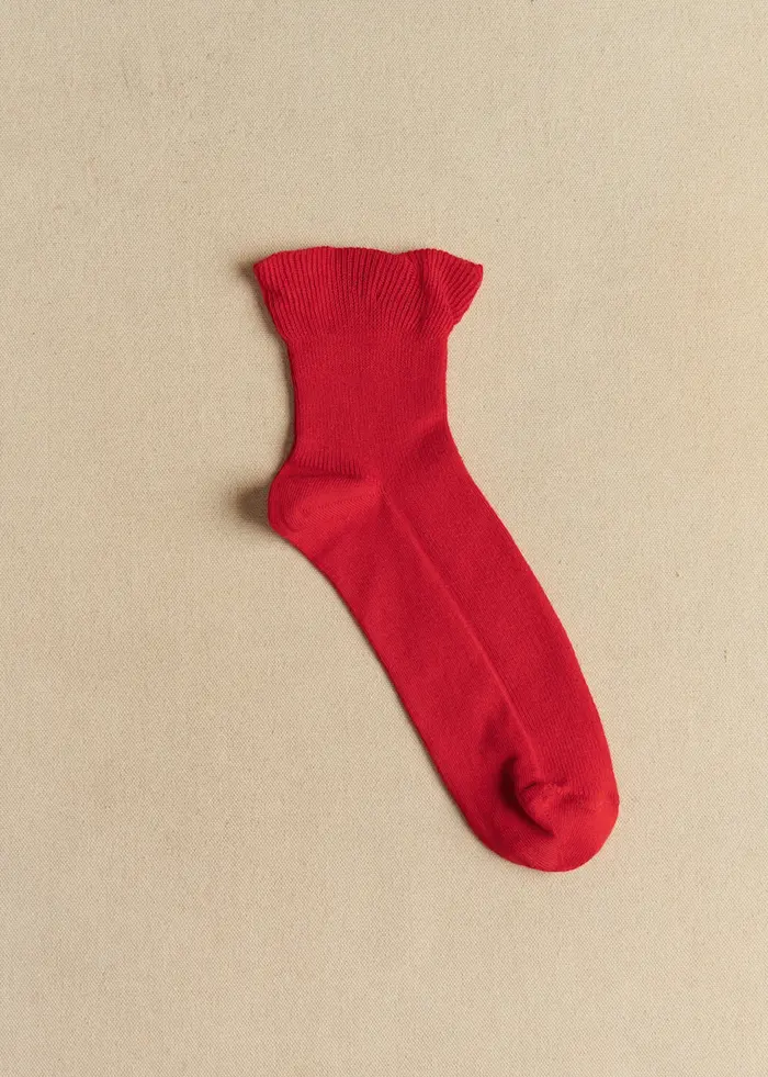 Chaussettes Léane - Rouge Vif