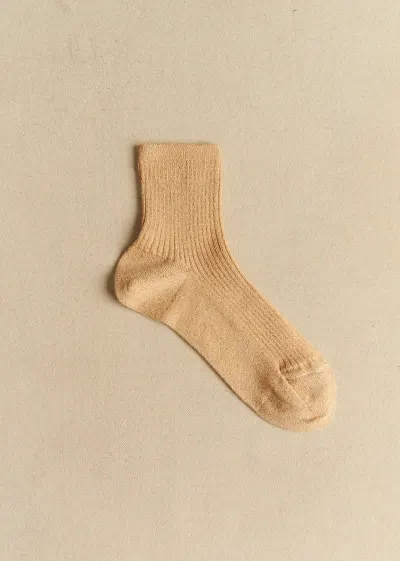 Chaussettes Lurex - Doré
