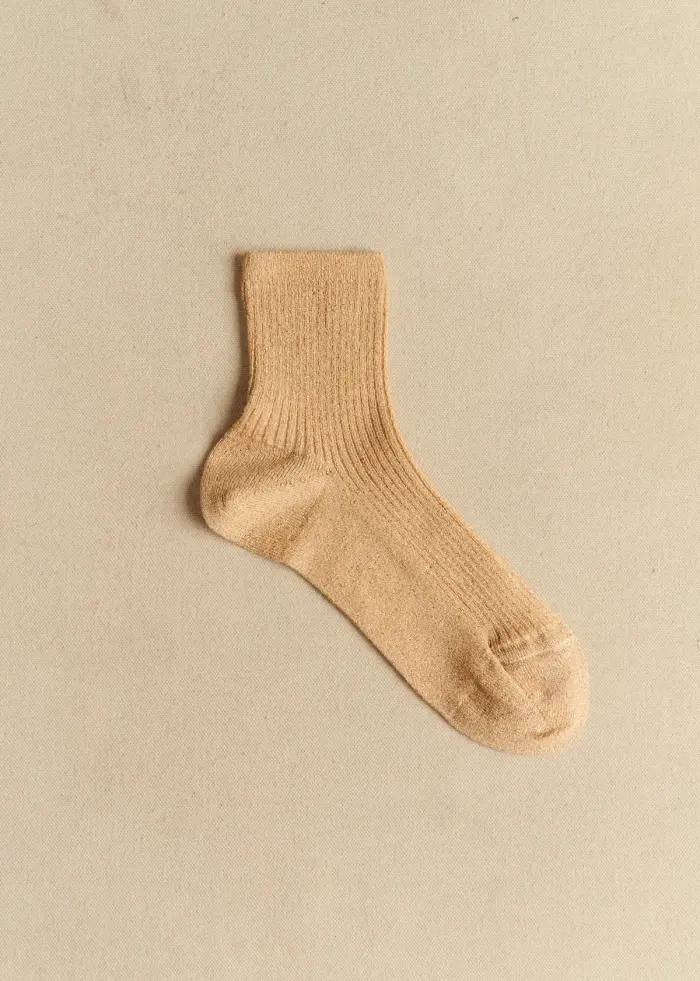 Chaussettes Lurex - Doré