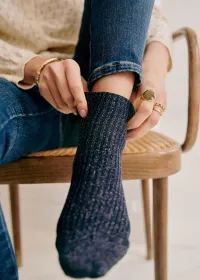 Chaussettes Lurex - Marine — view 2