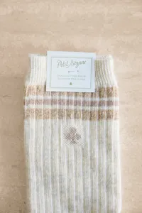 Chaussettes Martin - Beige Chiné — view 2