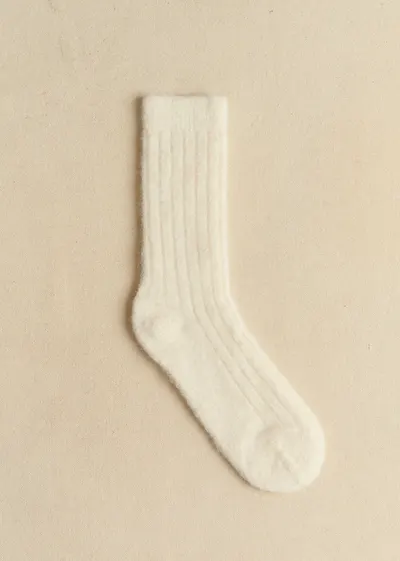 Chaussettes Mina - Écru
