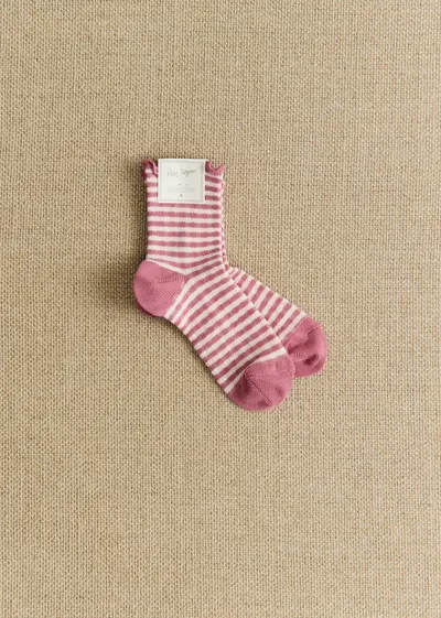 Chaussettes Vichy - Bois De Rose