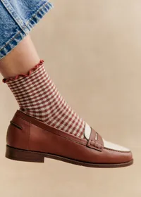 Chaussettes Vichy - Tomette — view 3