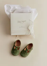 Chaussons Merveille - Daim Vert — view 2