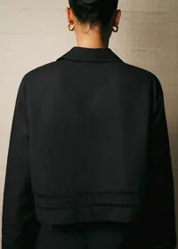 Chemise Aelig - Broderie Placée Noire — view 3