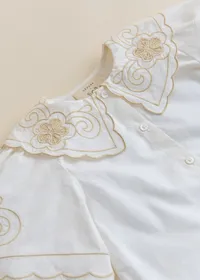 Chemise Avila - Sézane x SEA NY - Broderie Placée Ecru — view 5