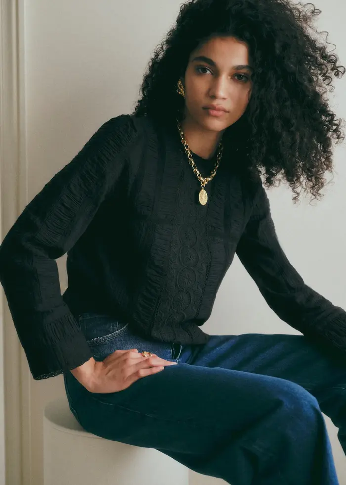 Chemise Bamba - Broderie Noir