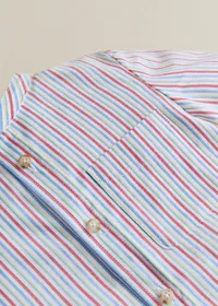 Chemise Benicio - Rayure Rouge Bleu Jaune — view 3