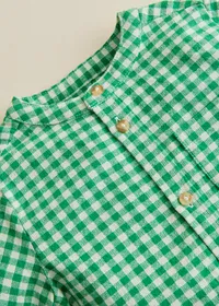 Chemise Benicio - Vichy Vert — view 2