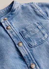 Chemise Benny - Bleu Denim Clair — view 2