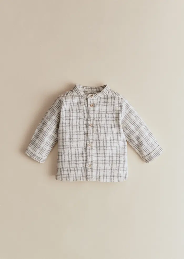 Chemise Benny - Carreaux Gris Doux