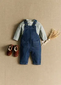 Chemise Benny - Rayure Kaki / Bleu — view 2