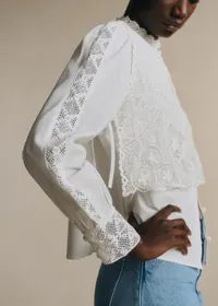 Chemise Beryl - Sézane x SEA NY - Ecru — view 5