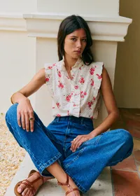 Chemise Caro - Imprimé Rosa Corail — view 2