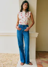 Chemise Caro - Imprimé Rosa Corail — view 3
