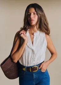 Chemise Celinda - Broderie Unie Ecru — view 5