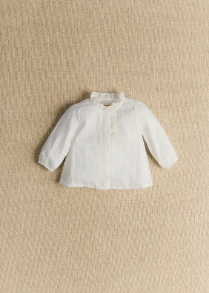 Chemise Chlo - Dobby Blanc