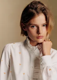 Chemise Chlo - Broderie Coeur Doré — view 2
