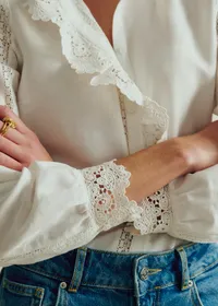 Chemise Chlo - Crochet Écru — view 2