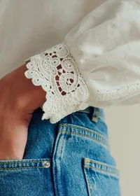 Chemise Chlo - Crochet Écru — view 3