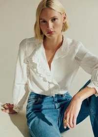 Chemise Chlo - Crochet Écru — view 4