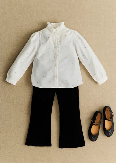Chemise Chlo - Broderie Coeur Doré
