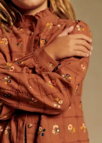 Chemise Chlo - Caramel / Broderie Herbier — view 4