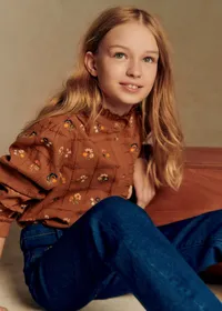 Chemise Chlo - Caramel / Broderie Herbier — view 5