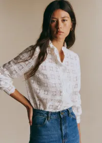 Chemise Chlo - Guipure Ecru — view 4