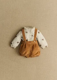 Chemise Chlo - Petit Sézane x Antoinette Poisson - Rayures Broderies Boutonnières — view 4