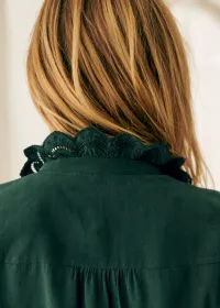 Chemise Chlo - Vert Bouteille — view 5