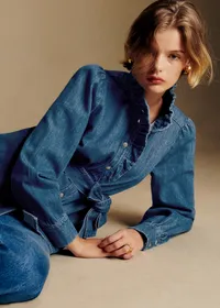 Chemise Corine - Bleu Denim — view 4