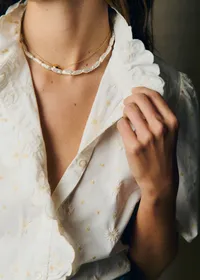 Chemise Dalhia - Marguerites Crème Écru — view 2